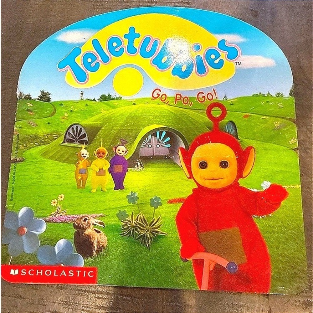 Scholastic Teletubbies Go Po Go Paperback Book Multi-Color Kids